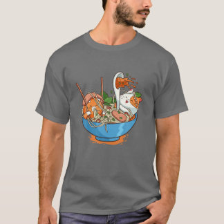Grappig Vietnamees Pho nodle Soup katten die in P  T-shirt