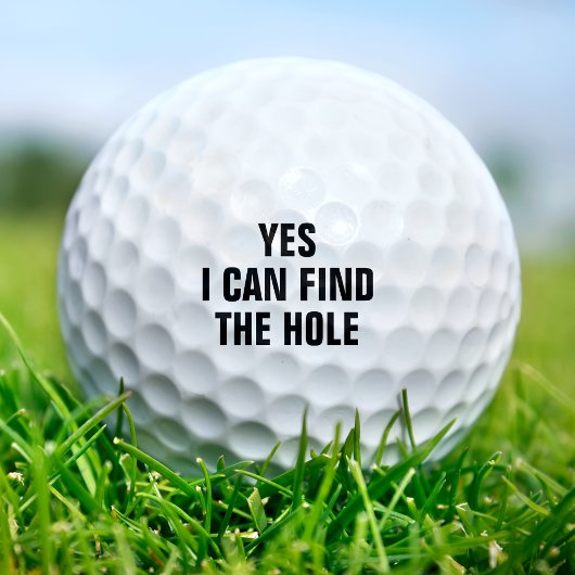 Grappig Vind de Gat Golfer Golfen Dirty Joke Golfballen