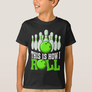 Grappig Vintage Bowling Team Bowler Bowling Liefhe T-shirt