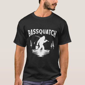 Grappig Vissen Bassquatch Cadeau T-shirt