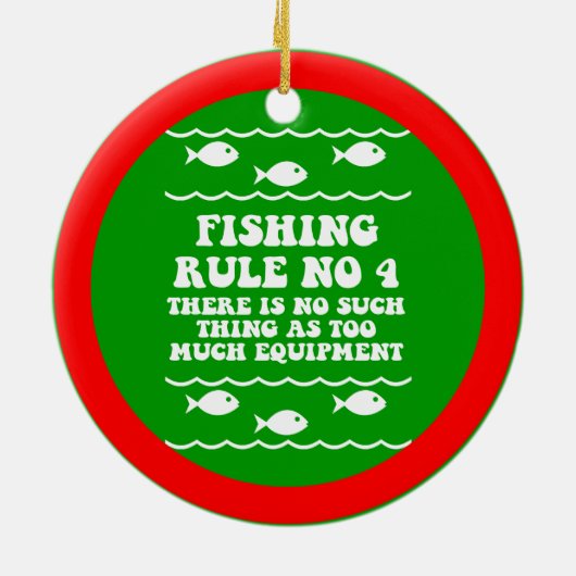 Grappig vissen keramisch ornament (Achterkant)