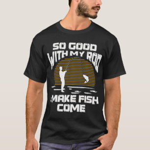 Grappig Vissen Ontwerp voor Mannen T-shirt