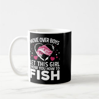 Grappig Vissen Ontwerp Voor Meisjes Vrouwen Visser Koffiemok
