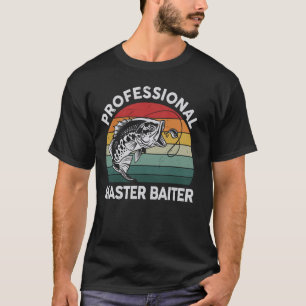 Grappig Vissen-shirt Professional Master-Baiter Da T-shirt