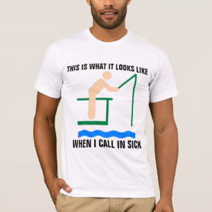 Grappig vissen T-shirt