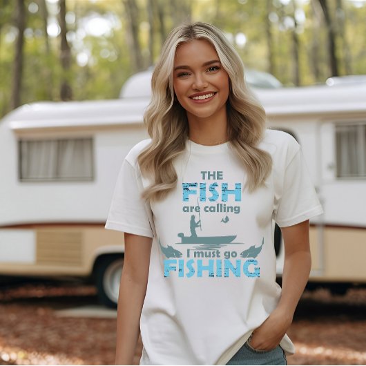 Grappig visserij gezegde t-shirt