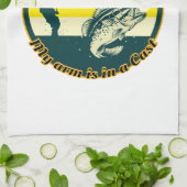 Grappig Vist kan niet werken vandaag mijn arm in e Theedoek (Gevouwen)