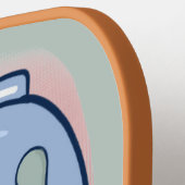 Grappig visverhaal Tan Pickleball Paddle (Links Detail)