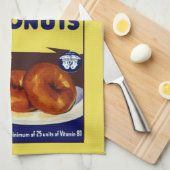 Grappig  "Vitamin Donuts" Advertentie Theedoek (Quarter Fold)
