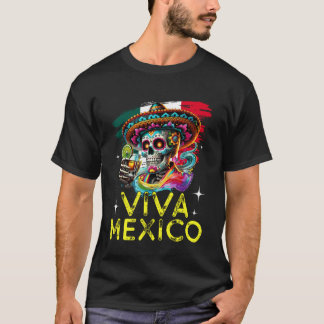 Grappig Viva Mexico Cabrones Mexicaanse Onafhankel T-shirt
