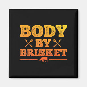 Grappig vlees grillen kunst voor mannen vrouwen Bb Magneet