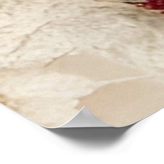 Grappig voedsel persoon poster (Hoek)