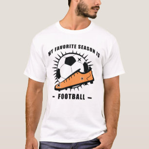 Grappig Voetbal Design T-shirt