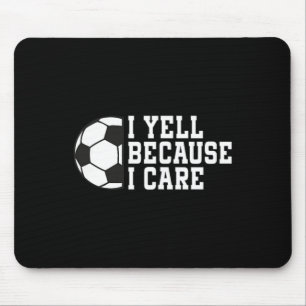 Grappig Voetbal Ik Schreeuw Omdat Ik Zorg Pocket V Muismat