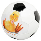 Grappig Voetbal met Happy Duck - Aangepaste tekst (Drie kwart)