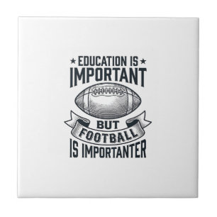 Grappig Voetbal Onderwijs Vintage Shirt Ontwerp (2 Tegeltje