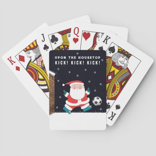 Grappig Voetbal Pokerkaarten (Achterkant)