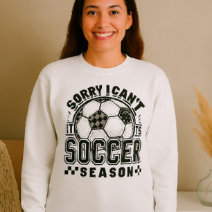 Grappig Voetbal Seizoen Shirt - Sorry dat ik niet