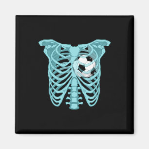 Grappig Voetbal Skelet Borstkas Ribbenkast X-ray S Magneet