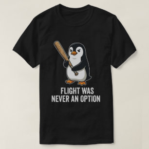 Grappig vogel die niet kan vliegen Pinguïn ontwerp T-shirt