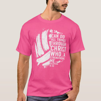 Grappig Volleybal Christelijk Jongens Meisjes T-shirt