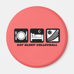 grappig volleybal magneet
