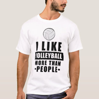 Grappig Volleybal Ontwerp T-shirt