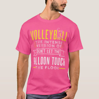 Grappig volleybal ontwerp voor de speler t-shirt