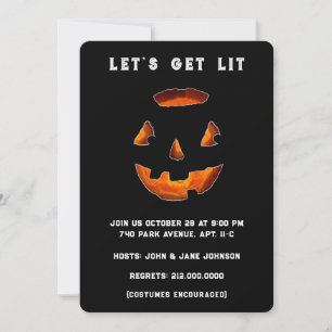 Grappig Volwassenen Halloween Feest Kaart