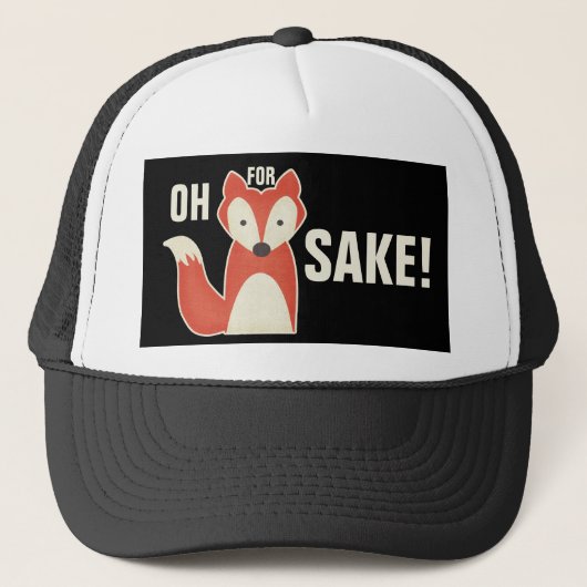 Grappig voor Fox Sake. Trucker Pet (Voorkant)
