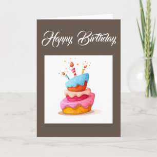Grappig voor iedereen die een 'Birthday Cake' bakt Kaart