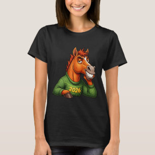 Grappig voor maanhaard Festivaltijd Cartoon Premiu T-shirt