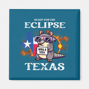Grappig voor Texas Zonsverduistering 8 april Magneet