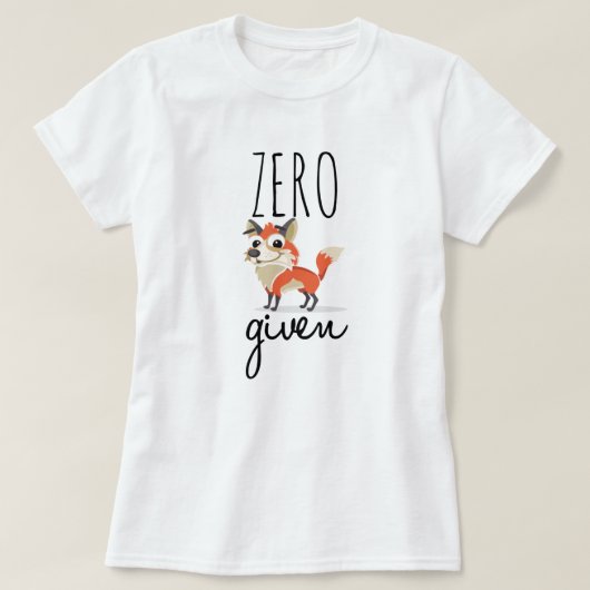 Grappig Vos Pun T-Shirt (Design voorkant)