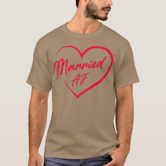 Grappig vrijgezellenfeest getrouwd Af feestteam 2 T-shirt
