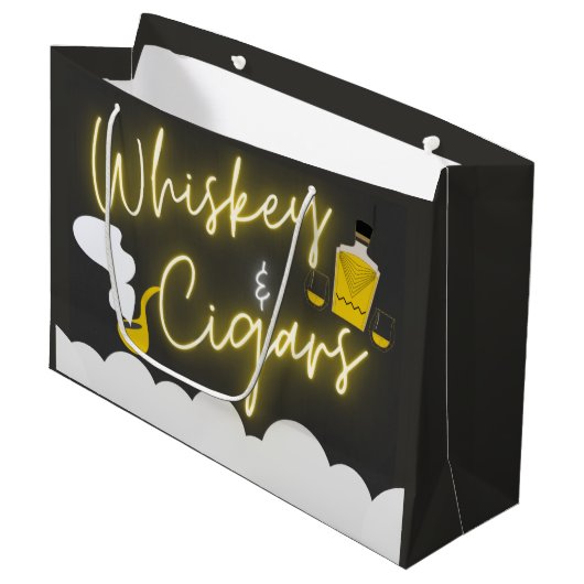 Grappig vrijgezellenfeest  groot cadeauzakje (Voorkant Gekanteld)