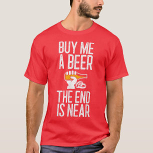 Grappig vrijgezellenfeest Koop een biertje voor me T-shirt