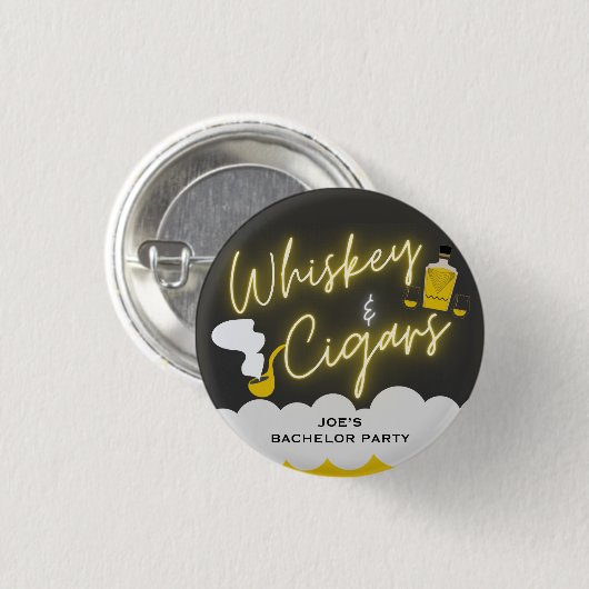 Grappig vrijgezellenfeest ronde button 3,2 cm (Voorkant /achterkant)