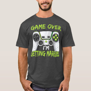 Grappig vrijgezellenfeest spel over ik ga trouwen t-shirt