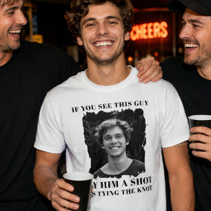 Grappig vrijgezellenfeest voor mannen t-shirt