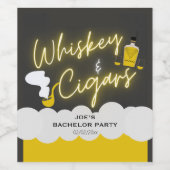 Grappig vrijgezellenfeest wijn etiket (Enkel label)