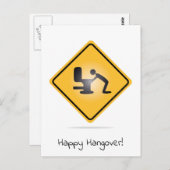 Grappig vrolijk kater briefkaart (Voorkant / Achterkant)