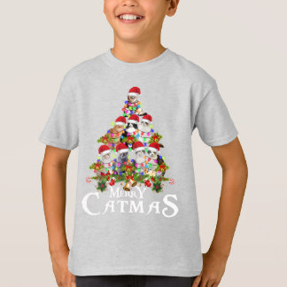 Grappig Vrolijk Kerstboom verlichting Kerstcadeau T-shirt