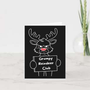 Grappig Vrolijk Kerstfeest Mpy Rendier Club Feeste Kaart