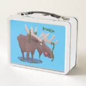 Grappig vrolijke cartoon illustratie (Achterkant)