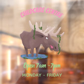 Grappig vrolijke cartoon illustratie raamsticker (Vel 2)