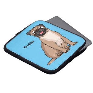 Grappig vrolijke foto van de cartoon laptop sleeve