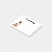 Grappig vrolijke foto van de cartoon post-it® notes (Schuin)