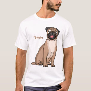Grappig vrolijke foto van de cartoon t-shirt