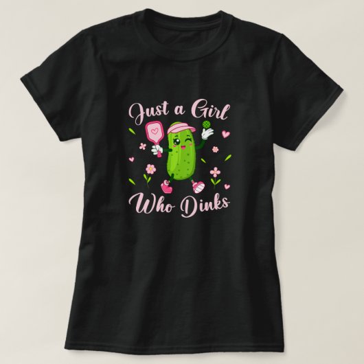 Grappig Vrouwen Pickleball Gift T-shirt (Design voorkant)